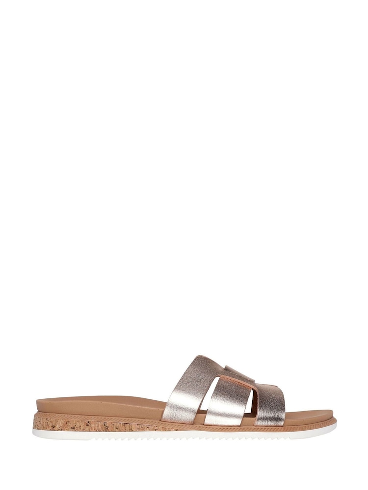 Skechers Gold Desert Kiss Low Peak Look Sandals - Image 1 of 3