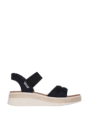 Skechers Black Gold Bobs Sun Ray Slip In Sandals - Image 1 of 3