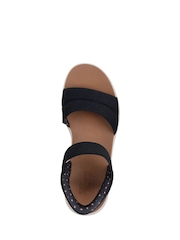 Skechers Black Gold Bobs Sun Ray Slip In Sandals - Image 3 of 3