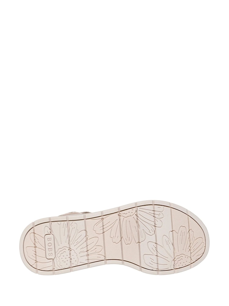 Skechers Gold Gold Bobs Sun Ray Slip In Sandals - Image 7 of 7