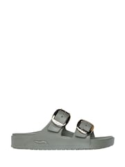 Skechers Green Arch Fit Cali Breeze 2.0 Gold Star Sandals - Image 1 of 3