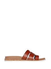 Skechers Brown Desert Kiss Low Peak Look Sandals - Image 3 of 5