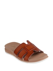 Skechers Brown Desert Kiss Low Peak Look Sandals - Image 4 of 5