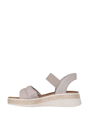 Γκρι - Skechers Χρυσό Bobs Sun Ray Slip In Σανδάλια - Εικόνα 4 από 6