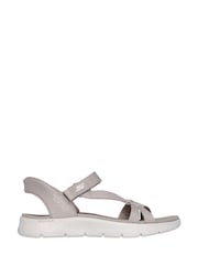 Skechers Grey Go Walk Flex Illuminate Sandals - Image 1 of 3