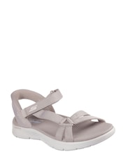 Skechers Grey Go Walk Flex Illuminate Sandals - Image 2 of 3