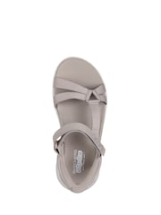 Skechers Grey Go Walk Flex Illuminate Sandals - Image 3 of 3