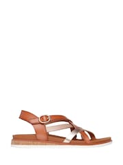 Skechers Brown Desert Kiss Low Peak Rank Sandals - Image 1 of 3