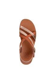Skechers Brown Desert Kiss Low Peak Rank Sandals - Image 3 of 3