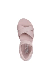 Skechers Pink 3.0 Ultra Flex Never Better Sandals - Image 3 of 3