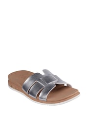 Skechers Silver Desert Kiss Low Peak Look Sandals - Image 2 of 3