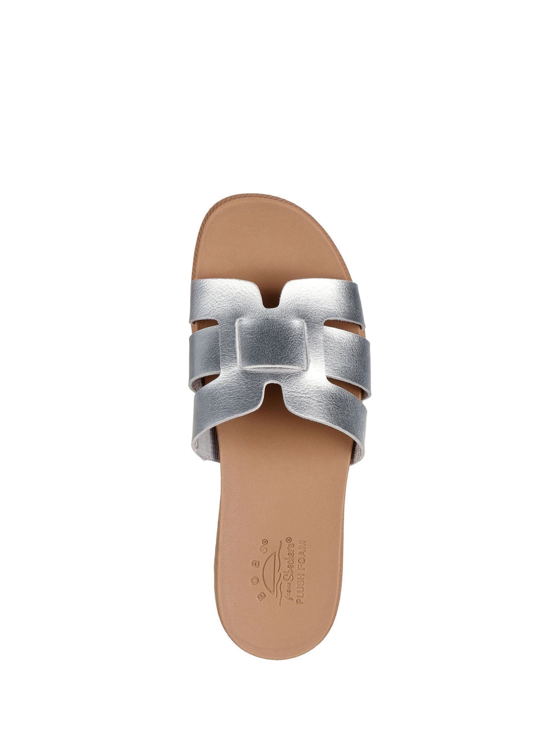 Buy Skechers Silver Desert Kiss Low Peak Look Sandals from Next USA