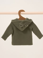 Homegrown 100% Cotton Double Knit Wrap Hooded Cardigan - Image 2 of 3
