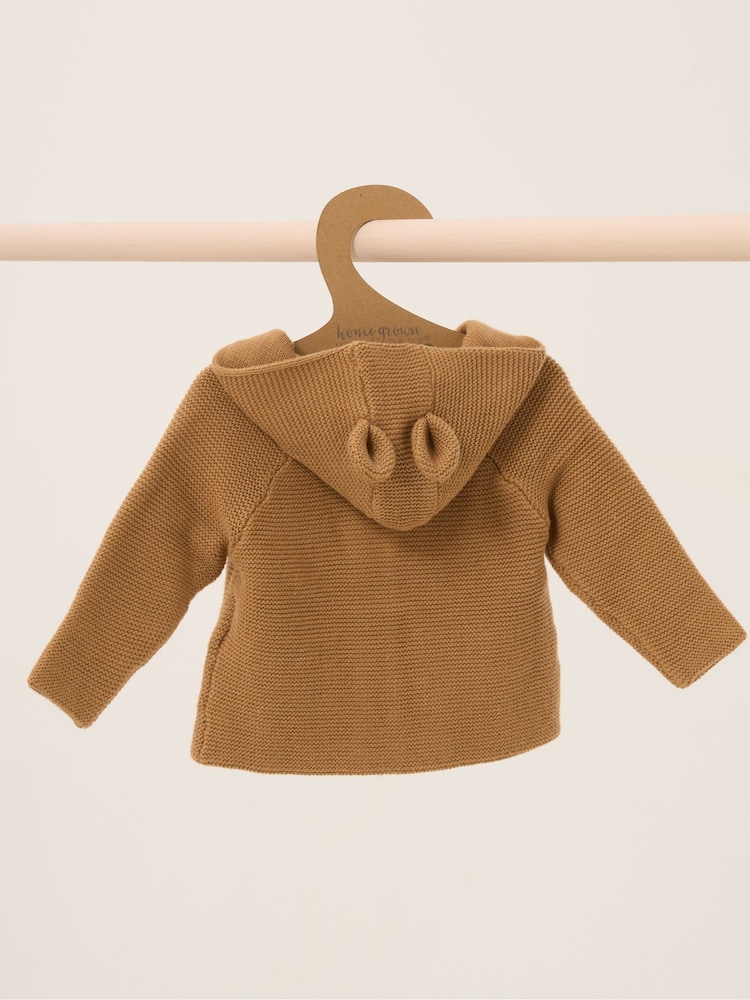 Homegrown 100% Cotton Double Knit Wrap Hooded Cardigan - Image 2 of 2
