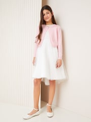 Svetlo roza - Lipsy Occasion Bolero jopica (5-16let) (5-16let) - Slika 4 iz 5