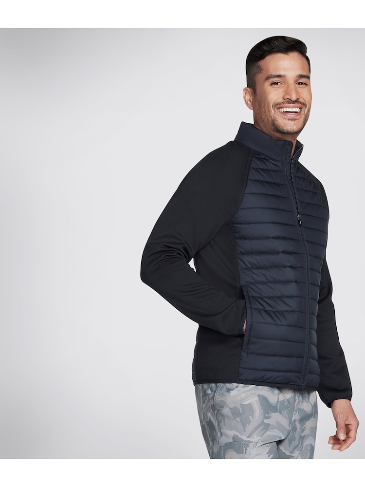 Skechers Black Go Shield Hybrid Jacket 2.0 - Image 1 of 3