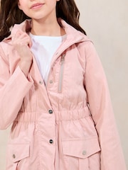 Lipsy Pink Shower Resistant Lightweight Raincoat (3-16yrs) - Image 2 of 5