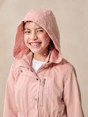 Lipsy Pink Shower Resistant Lightweight Raincoat (3-16yrs) - Image 4 of 5