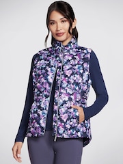 Skechers Blue Go Shield Misty Floral Gilet - Image 1 of 3