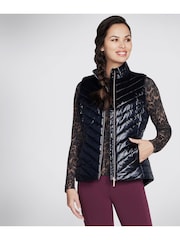 Skechers Black Go Shield Shine Gilet - Image 3 of 3
