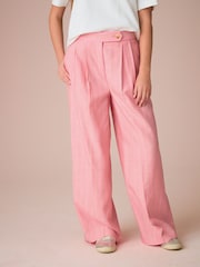 Pink Bright Stripe Wide Leg Trousers - Image 2 of 7