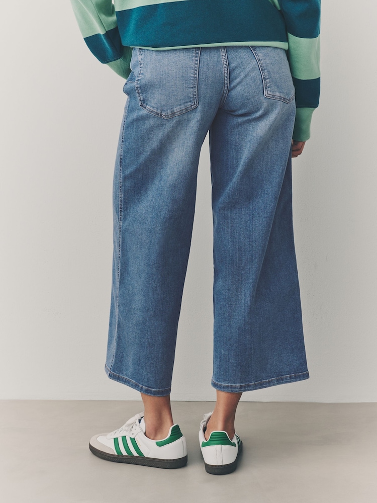Bleu moyen - Large Raccourci Lift Slim And Shape Jeans - Image 4 of 9
