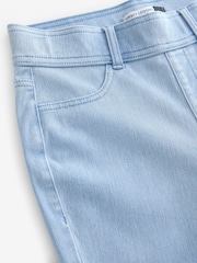 Bleach Blue Jersey Denim Leggings - Image 4 of 5