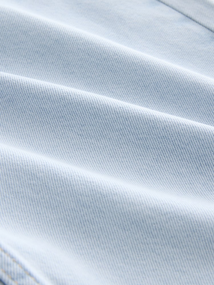 מולבן - מכנסי ג'ינס קרופ בגזרת חבית - Image 7 of 8