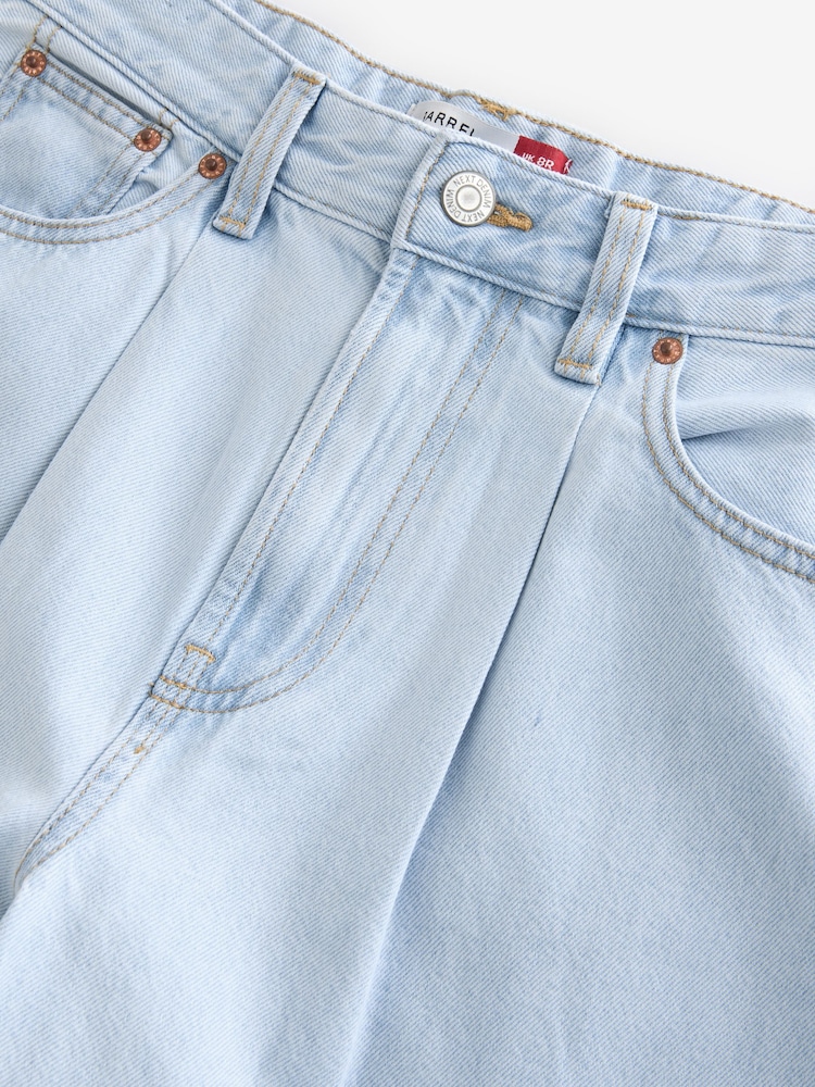 Bleach Crop Barrel Leg Jeans - Image 8 of 8 Bleach Crop Barrel Leg Jeans - Image 8 of 8