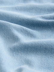 Bleach Lyocell Blend Denim Tie Waist Wide Leg Jeans - Image 9 of 9