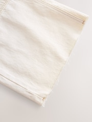 Ecru Carpenter Wide Leg 100% Cotton Jeans - Image 10 of 10
