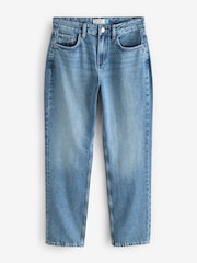 Dark Blue 100% Cotton Straight Leg Jeans - Image 6 of 8