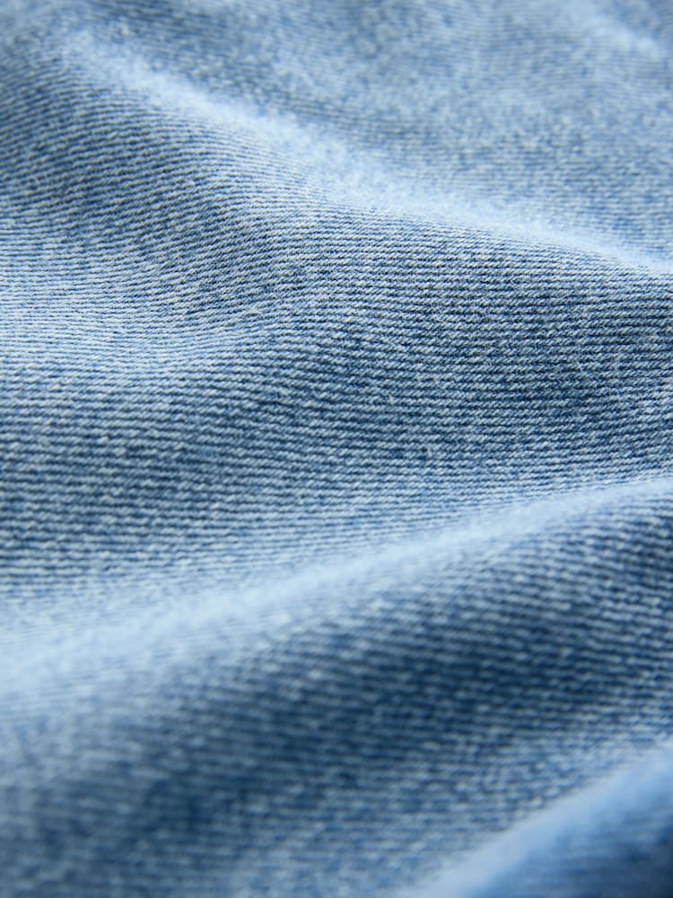 Dark Blue 100% Cotton Straight Leg Jeans - Image 8 of 8