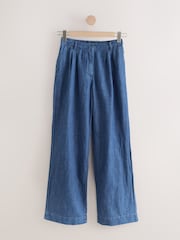 Rinse Linen Wide Leg Denim N. Premium Tailored Trousers - Image 5 of 7