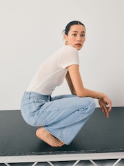 Bleach Relaxed Bootcut 100% Cotton Jeans - Image 2 of 3