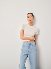 Bleach Relaxed Bootcut 100% Cotton Jeans - Image 3 of 3