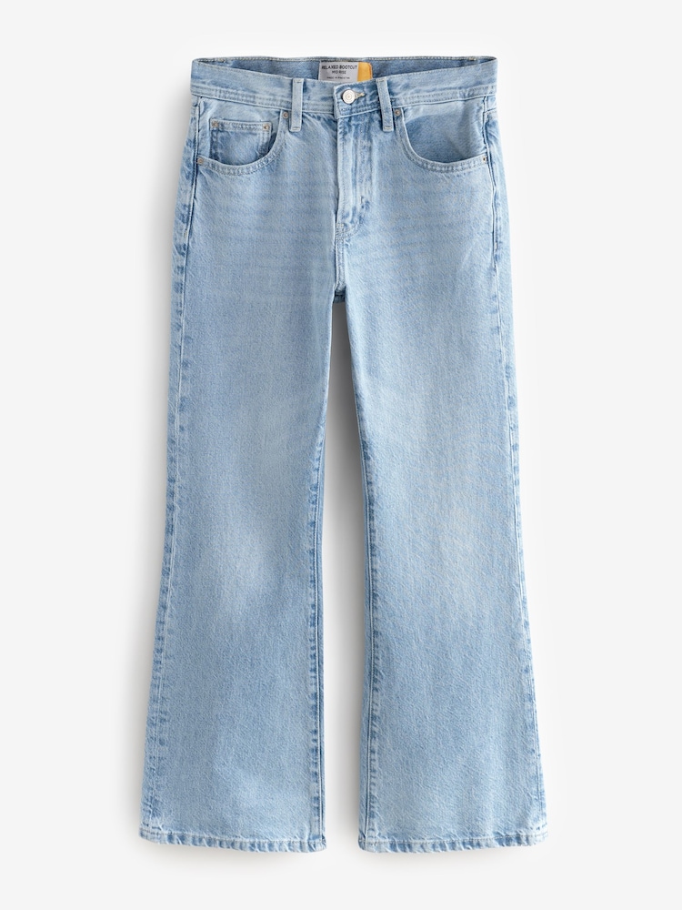 Bleach Relaxed Bootcut 100% Cotton Jeans - Image 7 of 9