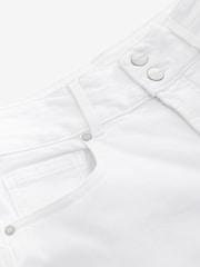 White Wide Crop Lift Slim And Shape Jeans - Image 6 of 7