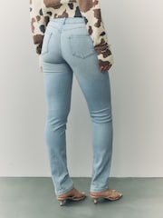 Mid Blue Tint Slim Lift And Shape Jeans - Image 3 of 9