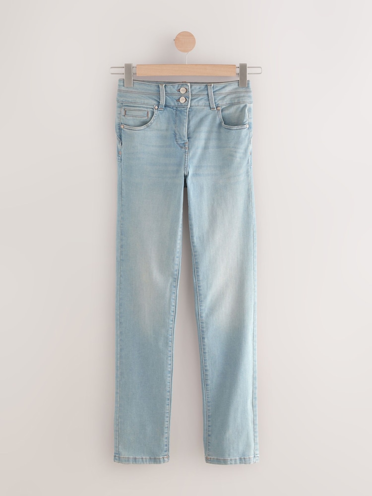 Mid Blue Tint Slim Lift And Shape Jeans - Image 7 of 9