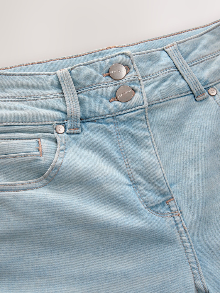 Mid Blue Tint Slim Lift And Shape Jeans - Image 9 of 9 Mid Blue Tint Slim Lift And Shape Jeans - Image 9 of 9