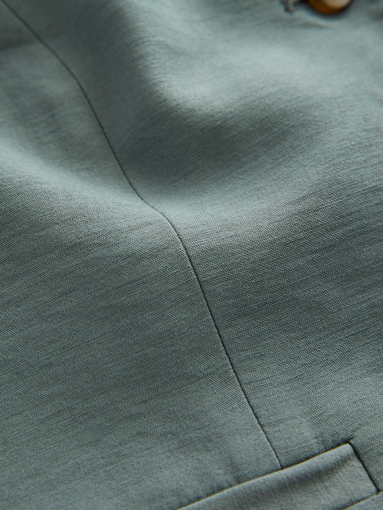 Gris - Gilet boutonné Col en V - Image 6 of 7