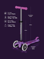 Micro Scooters Pink Mini Deluxe Glow LED Scooter - Image 2 of 5