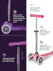 Micro Scooters Pink Mini Deluxe Glow LED Scooter - Image 4 of 5