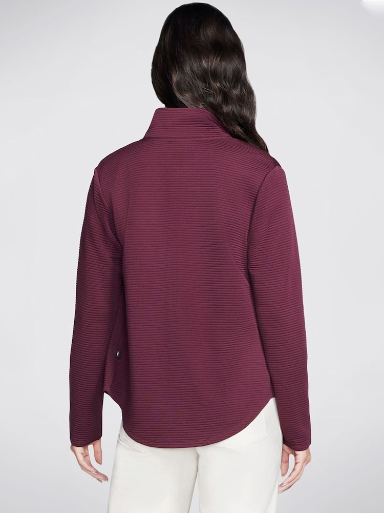 Skechers Red GO WALK Shine Jacket - Image 2 of 3
