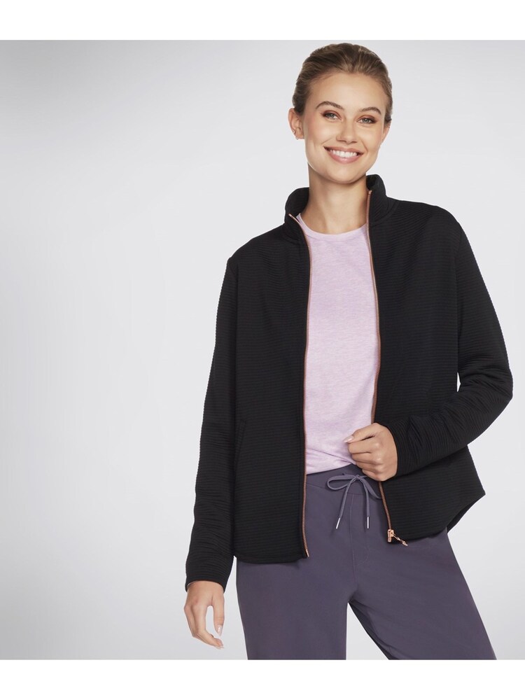 Skechers Black GO WALK Shine Jacket - Image 1 of 3