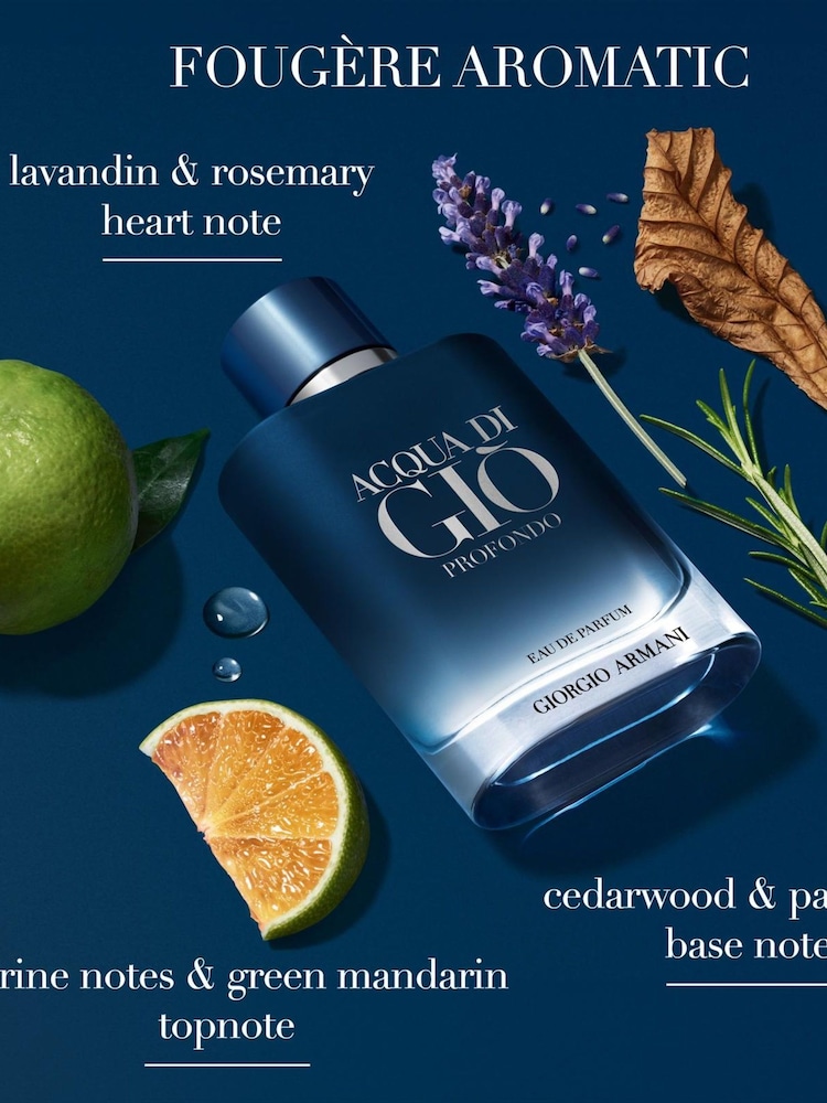 Armani Beauty Acqua Di Gio Profondo EDP Parfum 200ml - Image 2 of 5