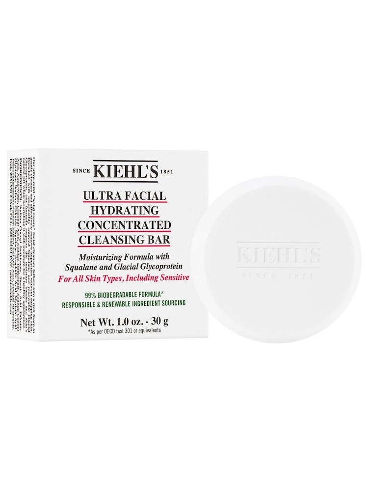 Kiehls Ultra Facial Hydrating Concentrated Cleansing Bar 100g - Image 1 of 5