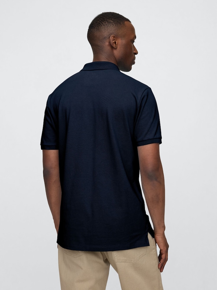 Jūras spēki - Gap Stretch Pique Polo Shirt - Attēls 2 no 5