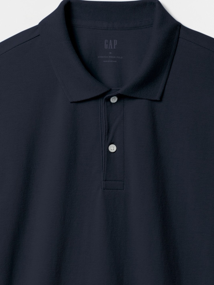 Jūras spēki - Gap Stretch Pique Polo Shirt - Attēls 5 no 5